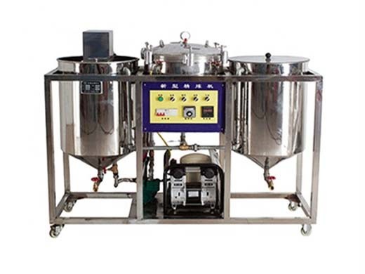 batch oil refinery plant for vegetable screw press in India