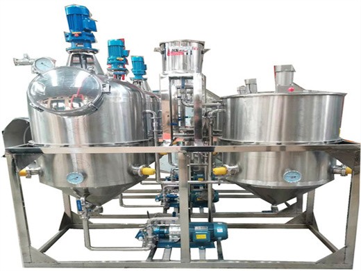 big crude degummed groundnut oil refining equipment